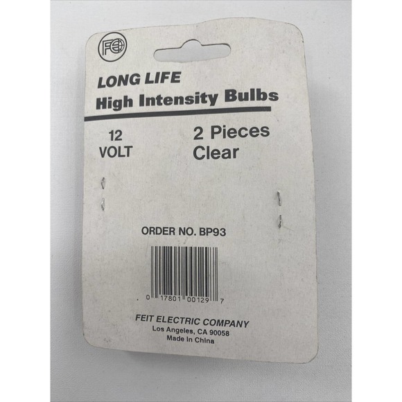 Pack of 2 Feit Electric Long Life 12v High Intensity Bulbs Longer life BP93 - Picture 7 of 8